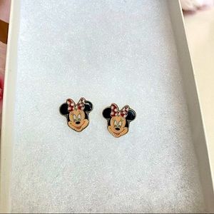 DISNEY MINNIE MOUSE STUD EARRINGS